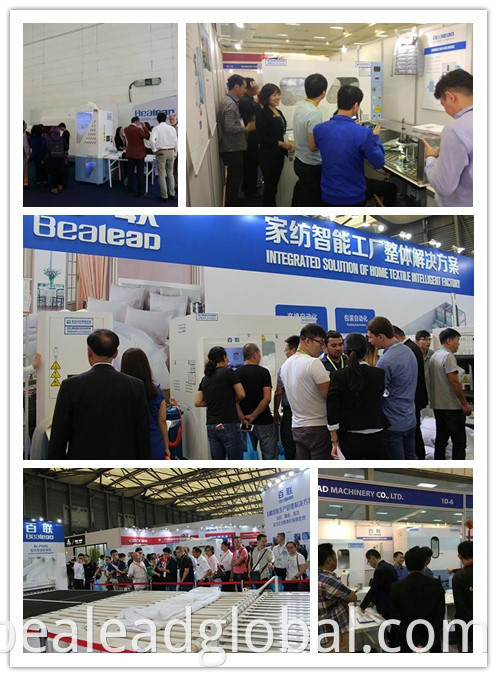 Down filling machine exhibition